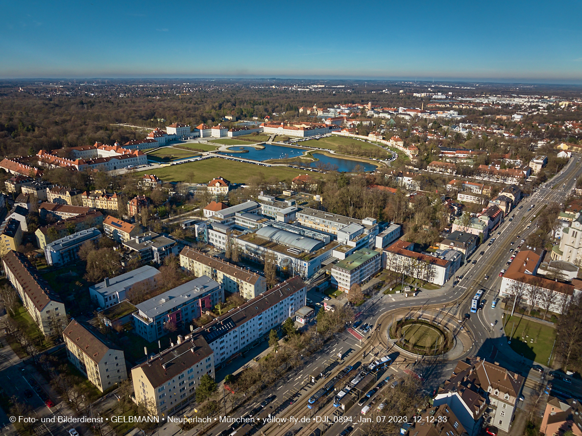 07.01.2023 - Umgebung vom Schloß Nymphenburg